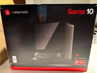 Roborock Saros 10 Robot Vacuum (with Dock) - Boxed