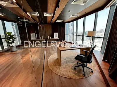 Glass Partitions | Sleek Interior | Unfurnished