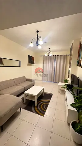 One bedroom with out balcony parking view with cover parking also and children play area in building