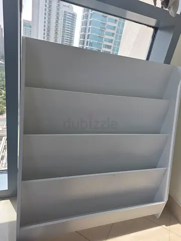 White 5-Shelf Bookcase / Display Unit - brand new
