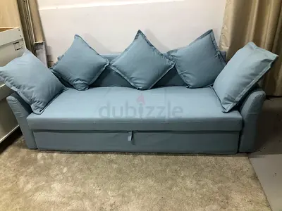 IKEA HOLMSUND THREE SEATER SOFA BED FULLY WASHABLE covers