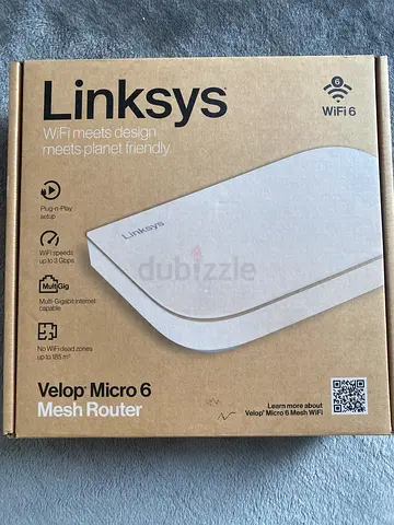 Linksys Velop Micro 6 Mesh Wi-Fi System – Great Condition!