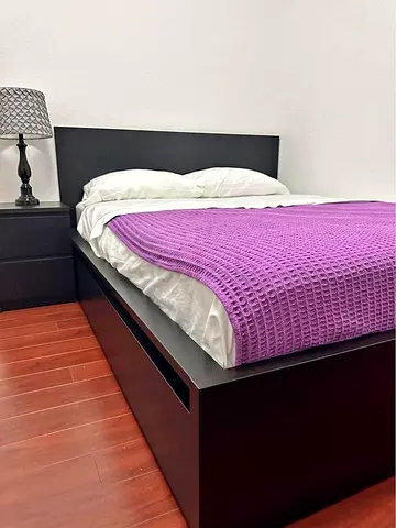 Queen-size Bed frame with Mattress from IKEA brand (160x200cm)