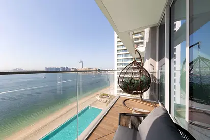 Spacious layout | Sea views | Prime Emaar Beachfront location