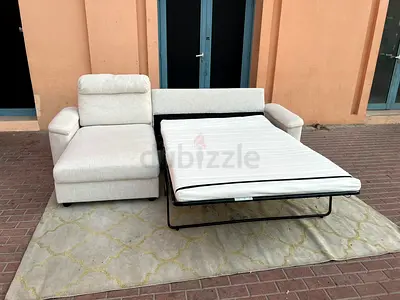 Same like new Condition Ikea Lidhult Sofa_Bed with Storage Beige