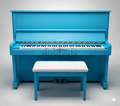 Kawai BS10 Japanese Upright Piano in Blue Finish | UAE