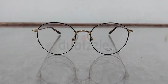 Vintage michele metal round Eyeglass Frame .