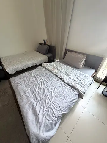 Home Box single Bed Frame with Mattress - excellent Condition