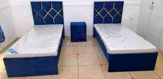 Brand New Single size bed frame with madical mattress