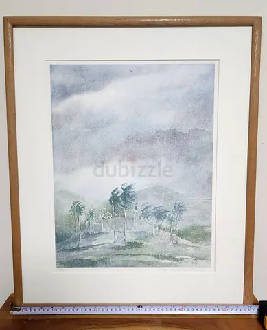 Beautiful Limited Edition Art Print by Renowned Dominican Artist Rafi Vásquez (1933–2022)