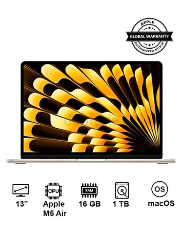 New 2026 MacBook Air MDHC4 | 13 Inch Display | Apple M5 Air  | 10-Core CPU 10-Core GPU | 16GB RAM |