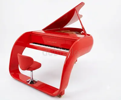 Red Ferrari Car Shaped Grand Piano | Luxury Piano for Sale UAE