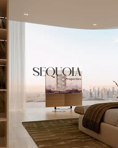 شقة سكاي لاين بغرفة نوم واحدة | مفروشة | إطلالات على المسبح والمنتزه