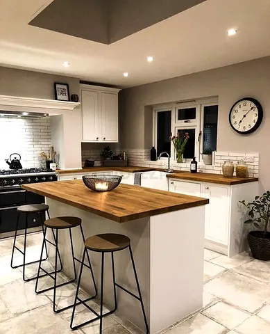 Modern kitchen island