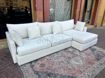 Lounge Deep-crate and barrel L shape sofa