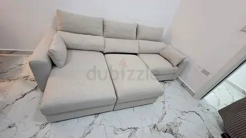 Looks like New IKEA Eskilstuna L Shape Sofa Bed Beige
