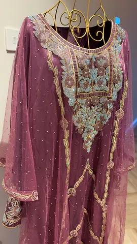 Arabic thoub purple size m