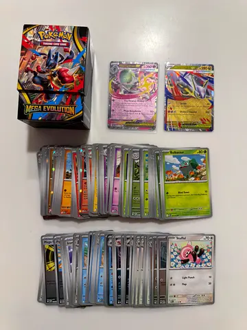 Mega evolution Bulbasaur pokemon cards original shiny EX trading card games 120++ cards