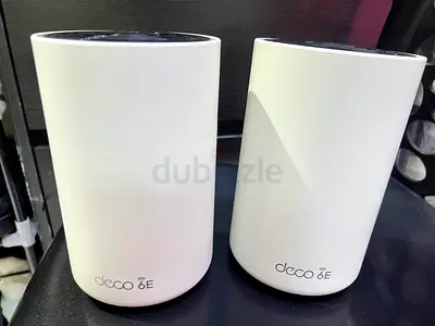 TP Link Deco XE75 Pro,Wi Fi 6E, AXE5400 Tri Band Whole Home AI-Driven Mesh System|6 GHz Band Access|