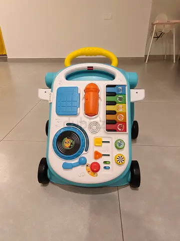 Baby push walker activity center with piano, lights and sounds