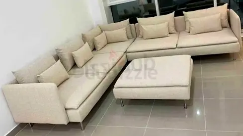 Perfect condition IKEA Sodhremn Corner L Shape Sofa Beige without ottoman