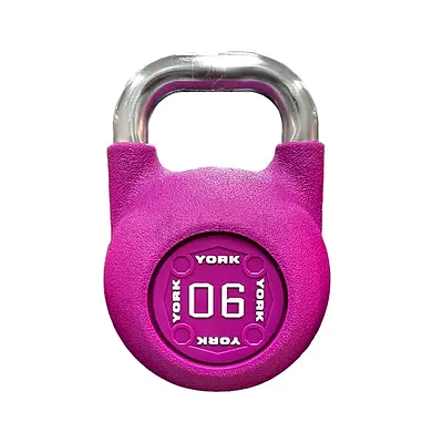 York Pu Competition Kettlebell 6Kg - Magenta