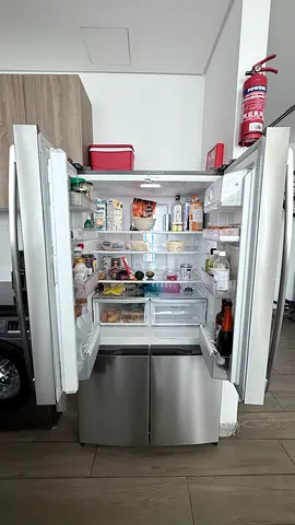 Electrolux Stainless Steel French Door Refrigerator - Large Capacity, Good Condition