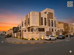 Corner villa, two floors and roof, private pool, large area, palace design, luxury finishing, freeho