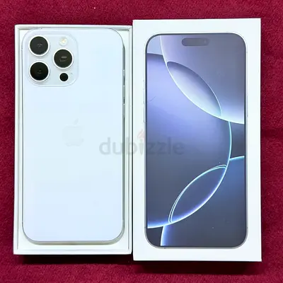 IPHONE 16 PRO MAX 256GB STORAGE WHITE TITANIUM