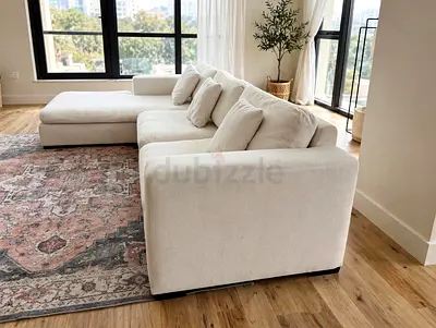 Comfortable marina home Feather filled sofa