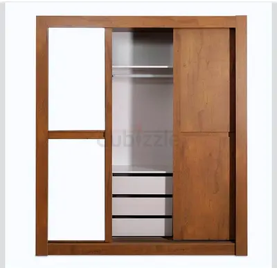 3-Door Sliding Wardrobe with Mirror