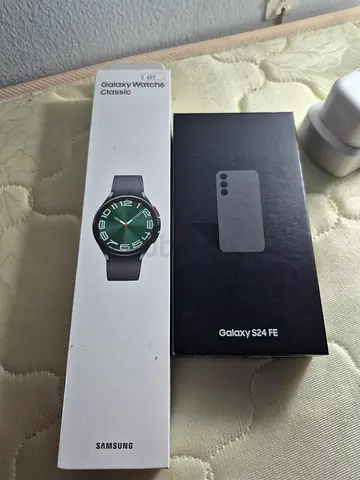 Samsung S24 fe 8/ 256 with Samsung galaxy watch 6 classic