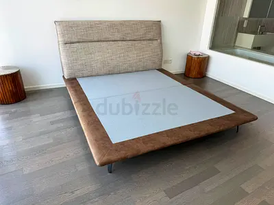Perfect condition Ebarza Queen size bed with mattresses Brand new condition