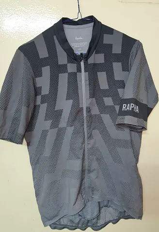 Rapha Men’s Short Sleeve Cycling Jersey - Grey, Size M
