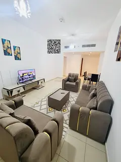 luxurious and highly desirable apartment is available for monthly rent in Ajman, specifically in the