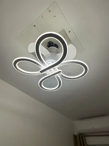 Celling fan with light
