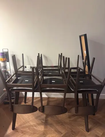Dining set chairs and table