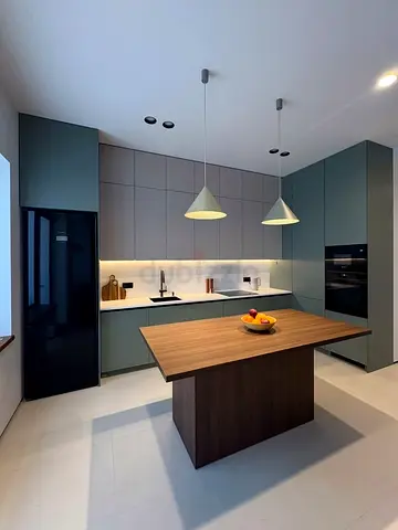Modern Wooden Kitchen Island