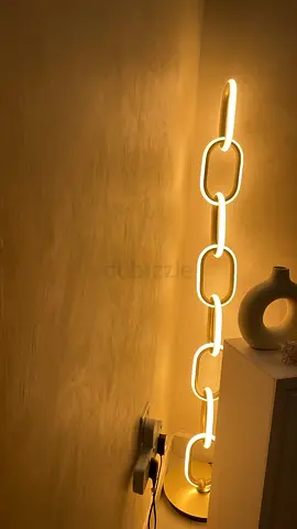 Modern Chain-Link LED Floor Lamp - Warm White - 2 lamps available-