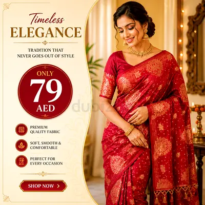 Red Traditional Indian Saree / Sari