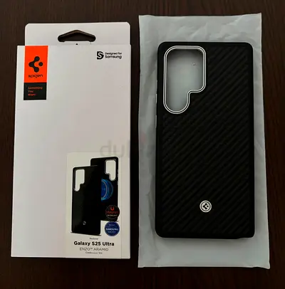 Premium Spigen case for Samsung S25 Ultra, 120 AED
