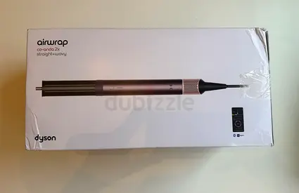 Dyson Airwrap Co‑anda2x Multi‑Styler (Straight + Wavy) with the matching dryer in Jasper Plum