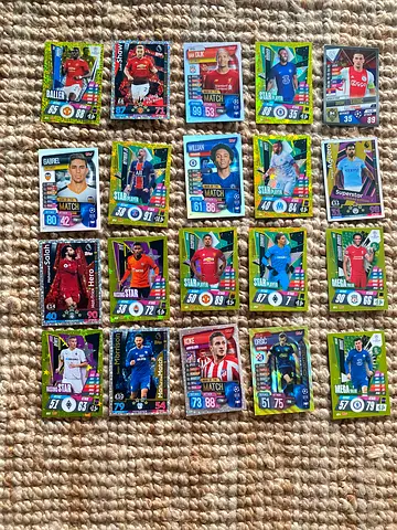 20 Match Attax Special Cards - Salah, Neymar, Rashford, Pogba & More