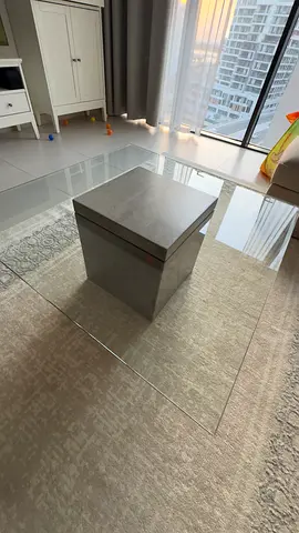 Compact grey table /  good condition