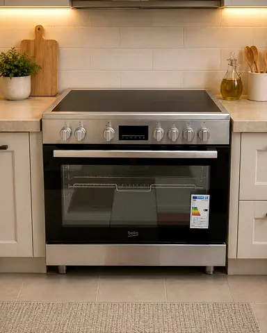 Beko Brand Latest New Model Electric Ceramic 5 Zone Cooker Size 90 X 60cm