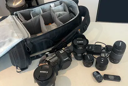 Canon 5D MK IV Mark 4 with Lenses, Bag, Tripod and Accessories