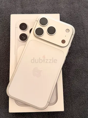 Apple iPhone 17Pro (White) with Box - Good Condition 256gb only 11 cycle 100 battery tdra