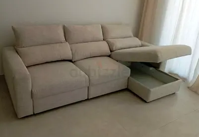 IKEA Eskilstuna L Shape Sofa Bed Beige