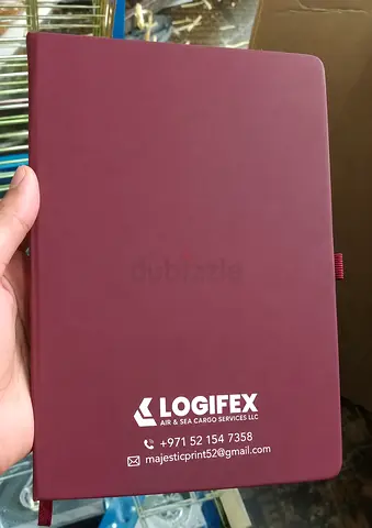 Logifex Branded Maroon Notebook / Journal (A5) - Used