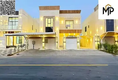 Luxury villa for sale in Al Zahia - Ajman | 5 master bedrooms + Majlis + 2 living rooms + Maid's room | Freehold ownership for all nationalities | Inc